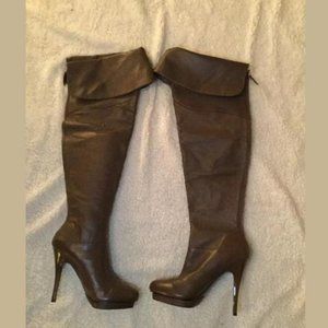 Charles Jourdan Blossom Over-the-Knee Boot Size 8M
